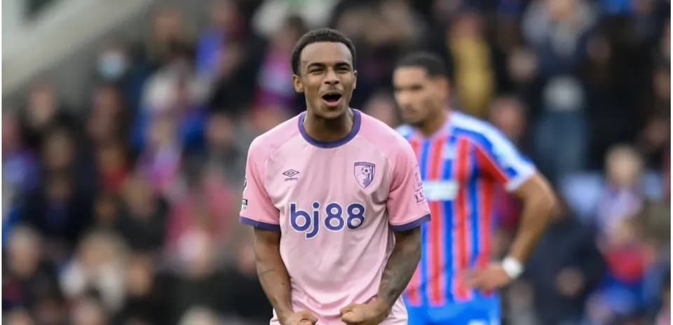 Player celebrating after scoring during match