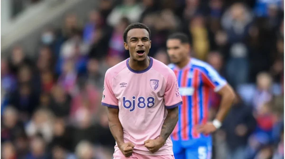 Player celebrating after scoring during match