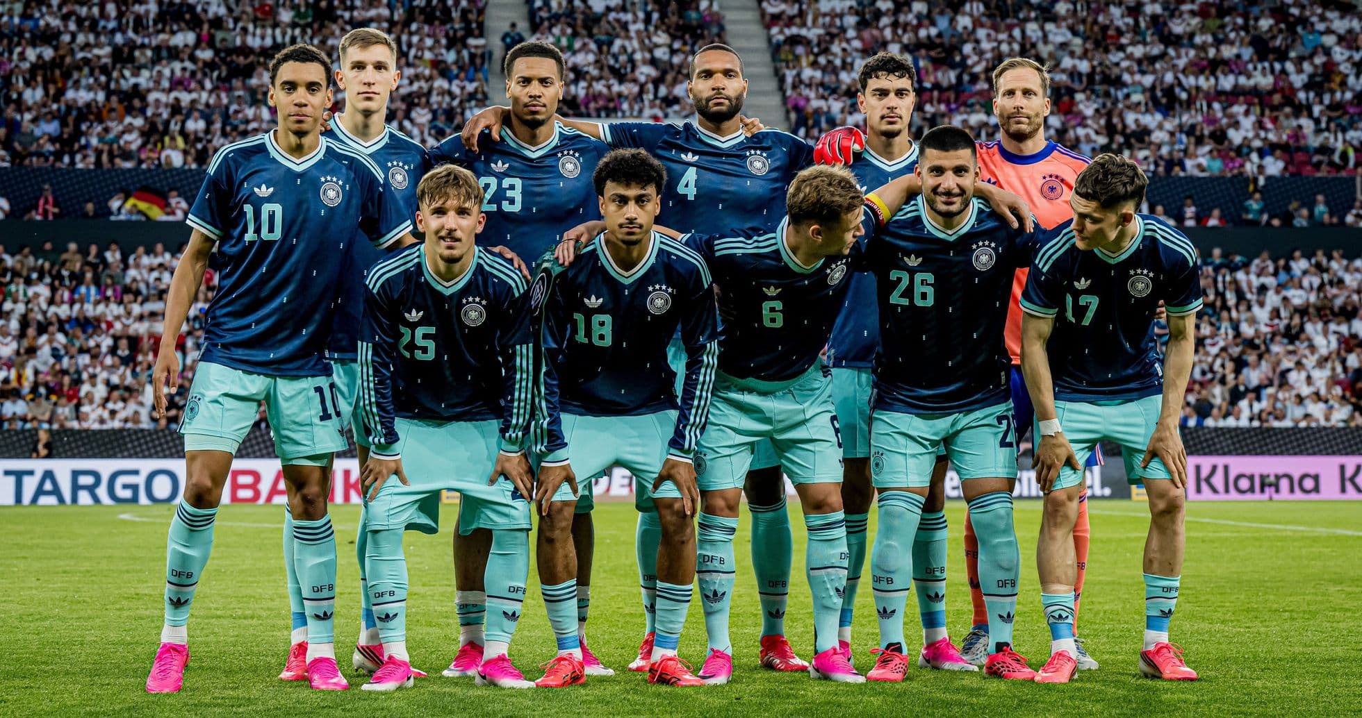 Germany national football team posing for photo