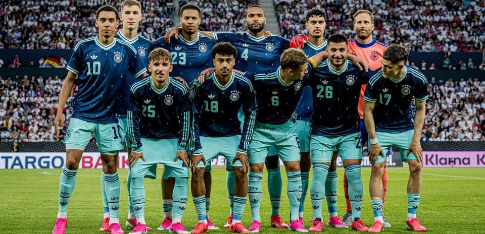 Germany national football team posing for photo