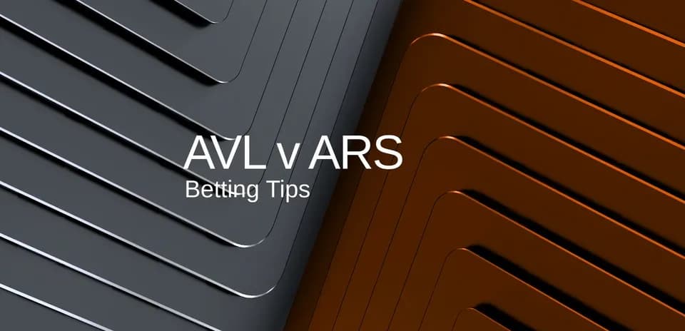 AVR vs ARS betting tips graphic design