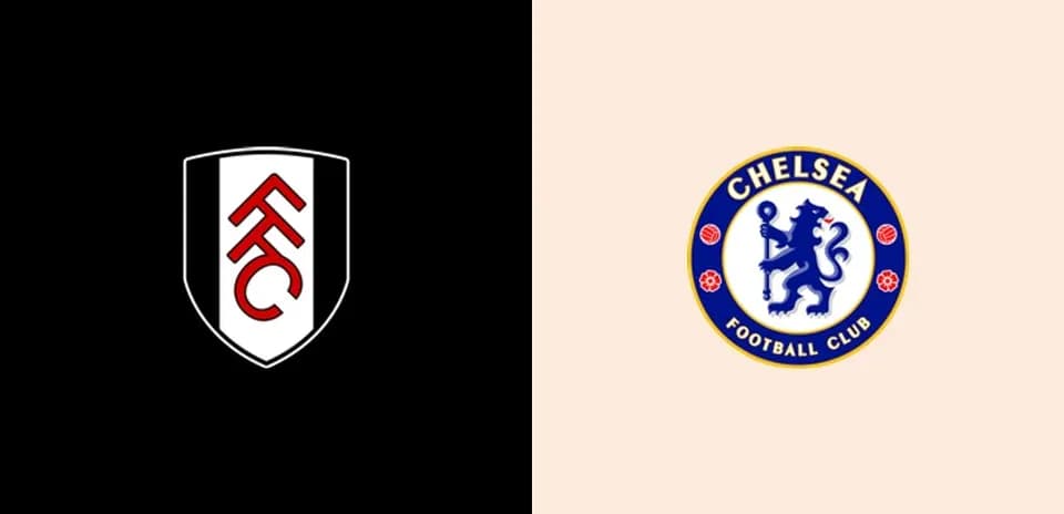 Logos of Fulham FC and Chelsea FC side by side