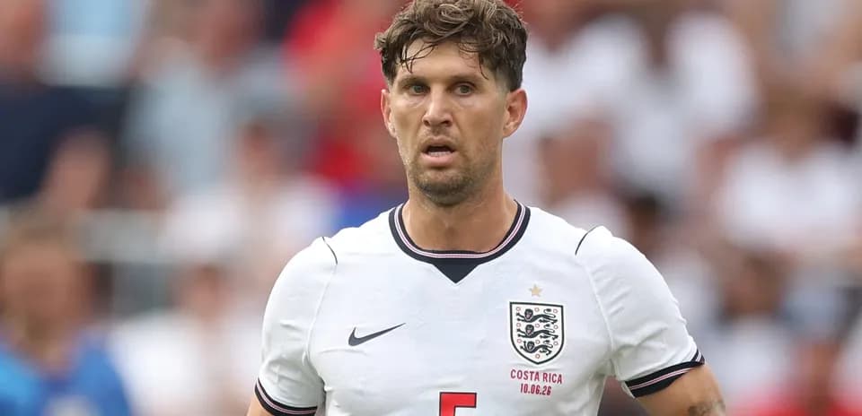 Player in England kit during match action