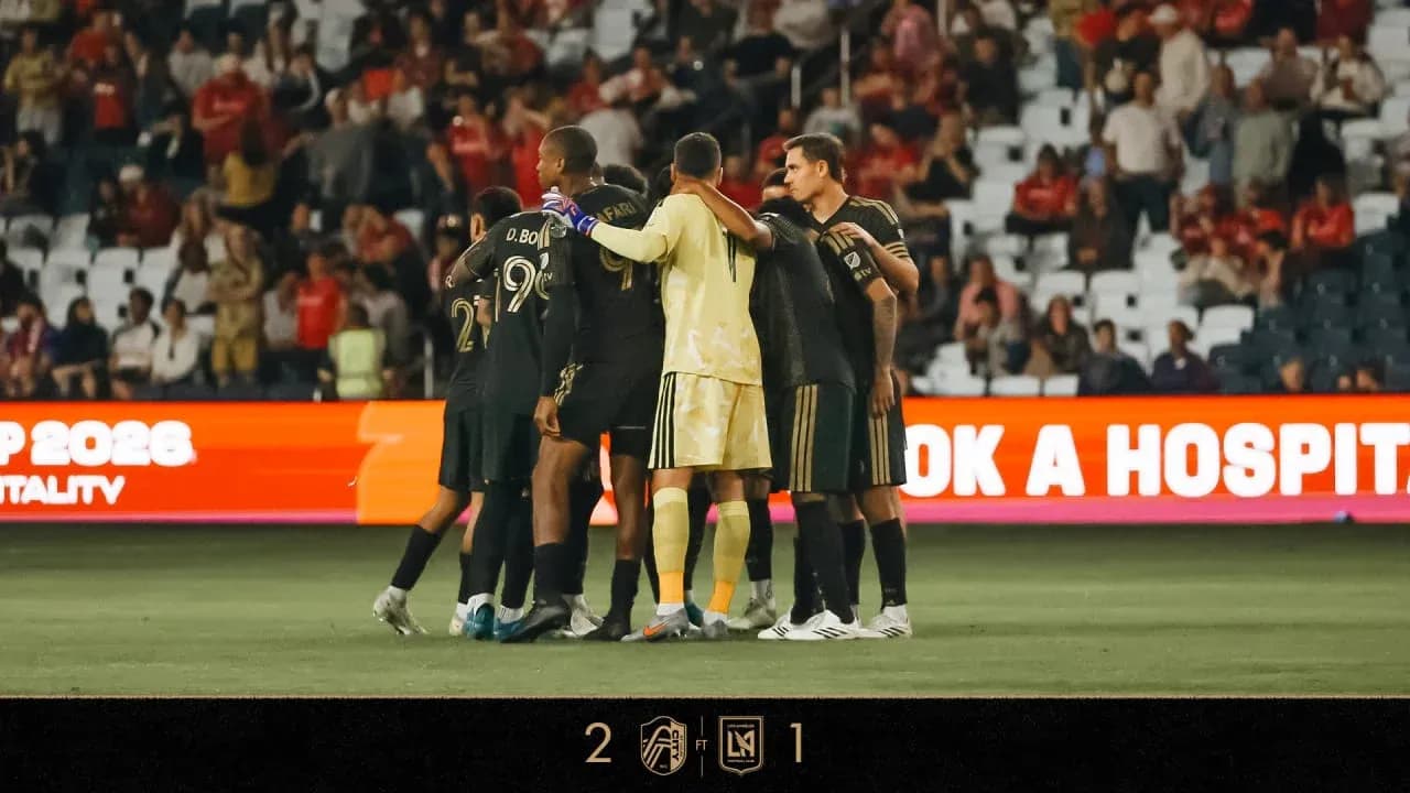 Los Angeles FC II players celebrating a goal