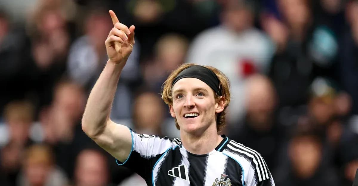 Player celebrating and pointing during match