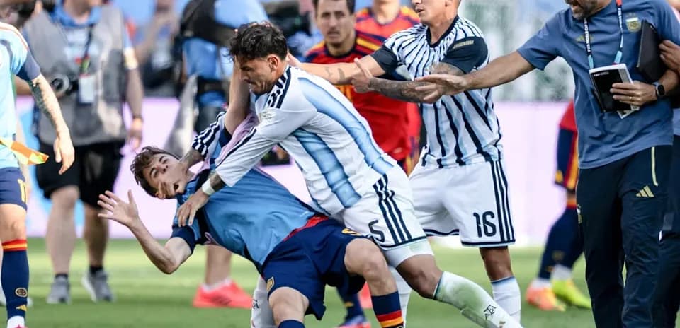 Players involved in altercation during match
