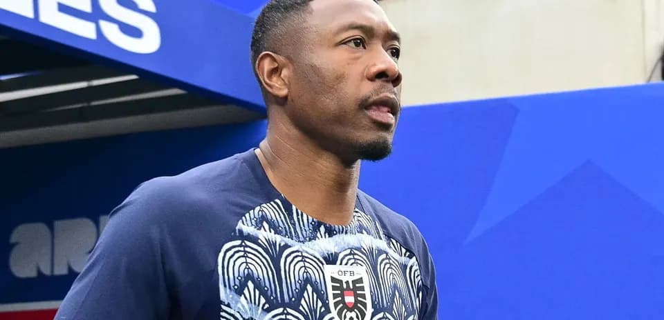 Player walking onto the field before the match