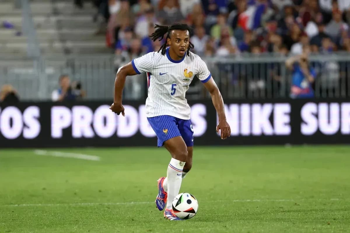 Player dribbling the ball during a match