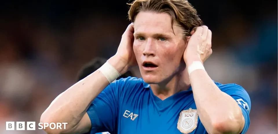 Player reacting during a football match