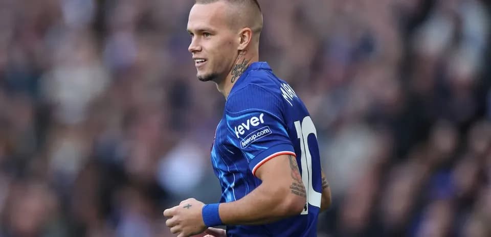Player wearing blue jersey during a match