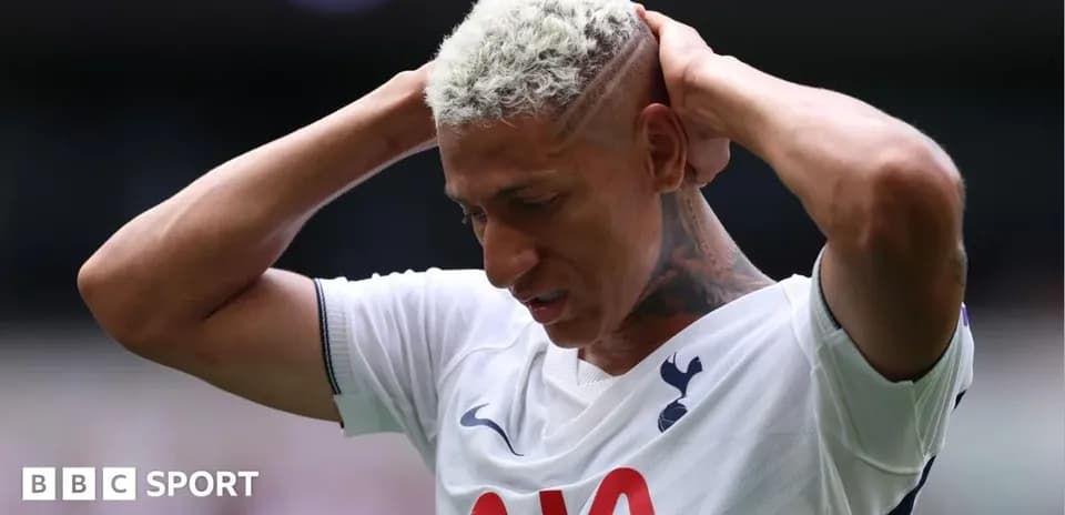 Player holding head in frustration during match