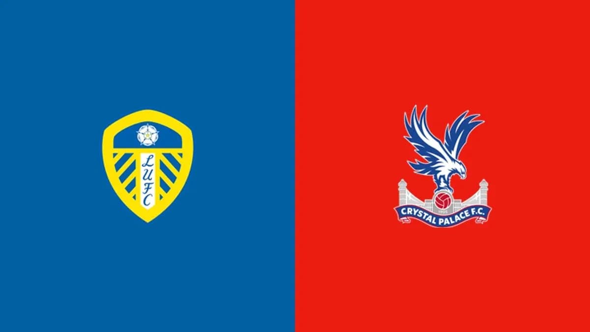 Leeds United and Crystal Palace club logos