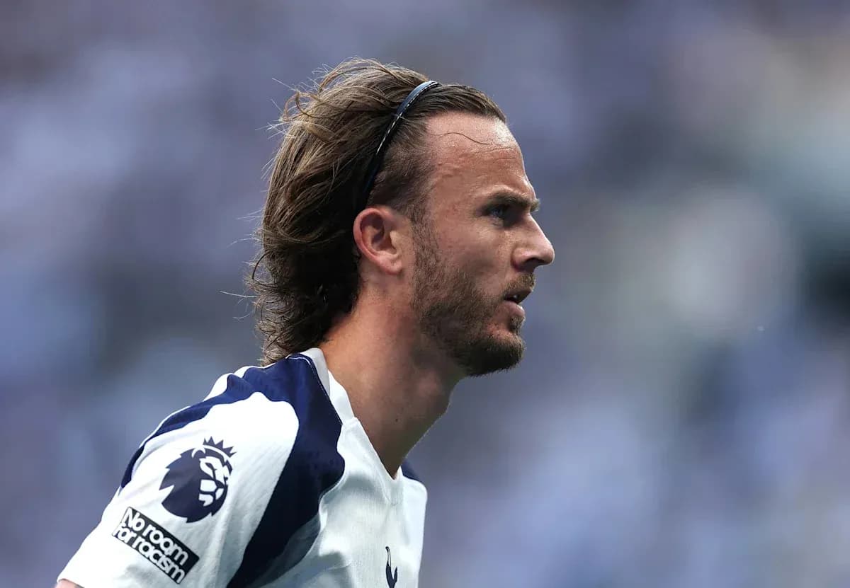Player in Tottenham kit during a match