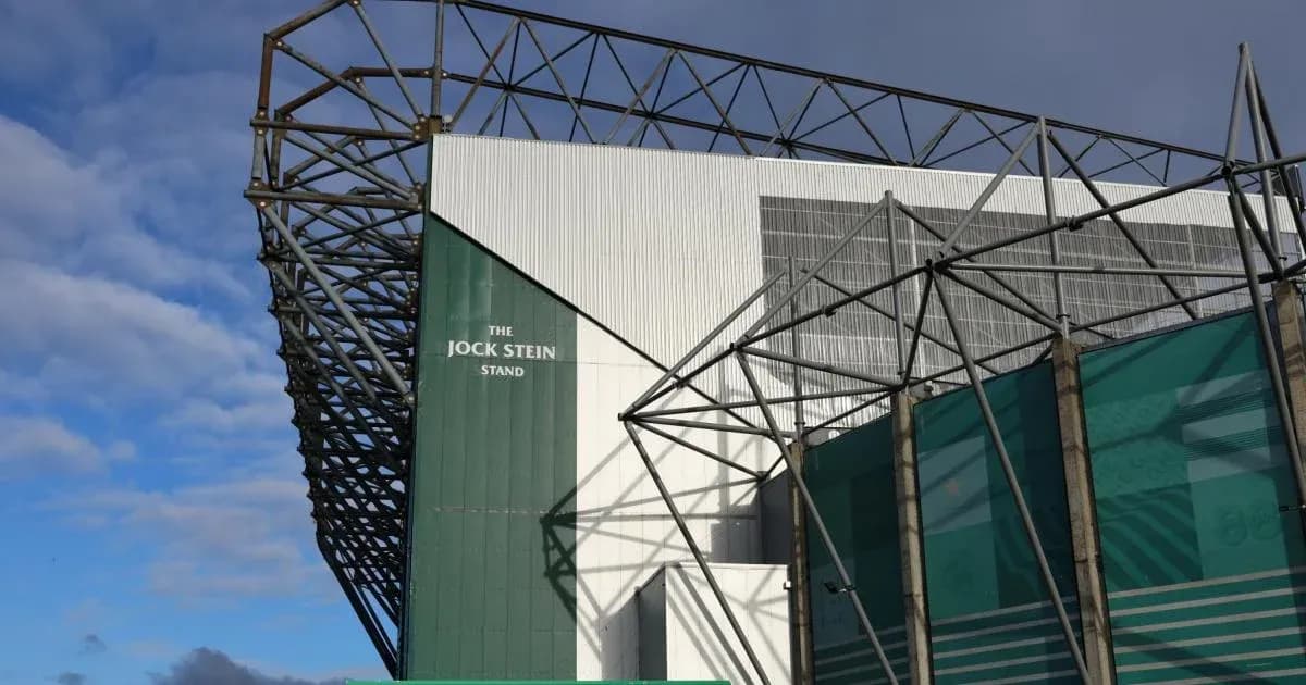 Exterior view of the Jock Stein Stand at stadium