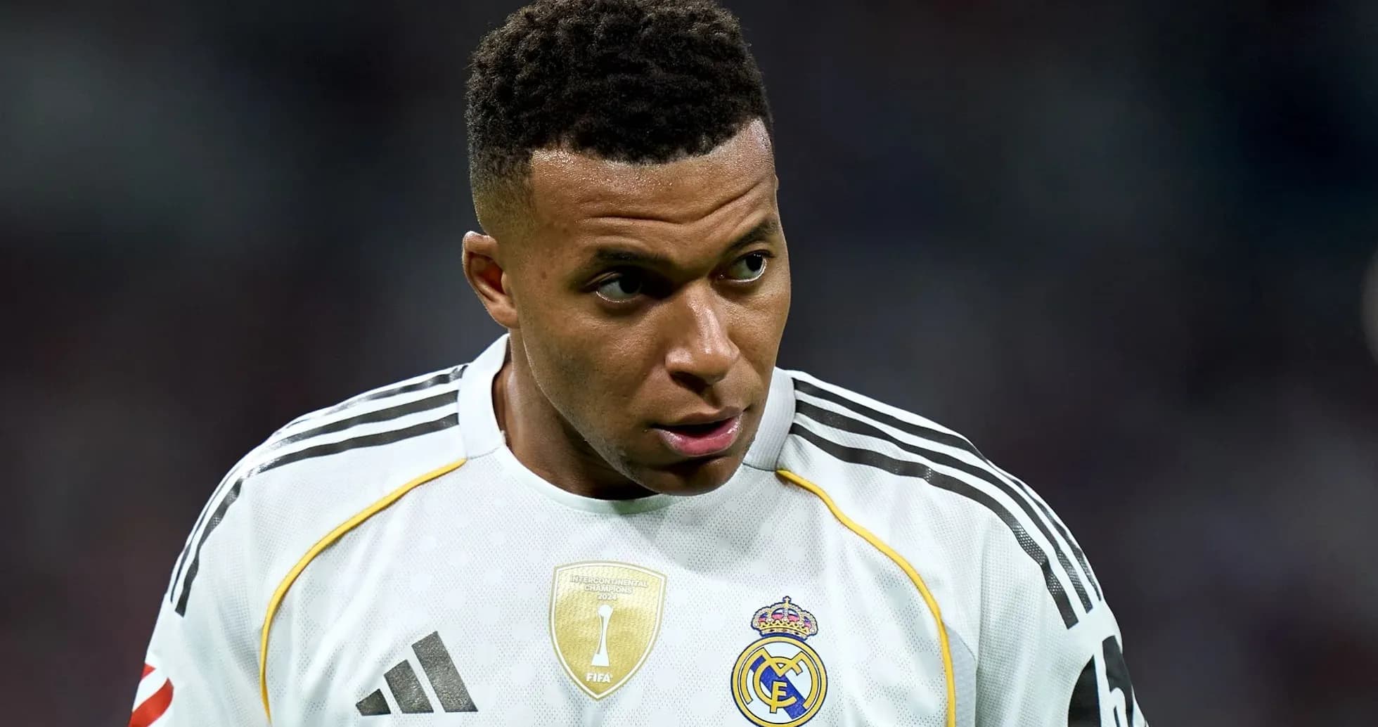 Player in Real Madrid kit during match