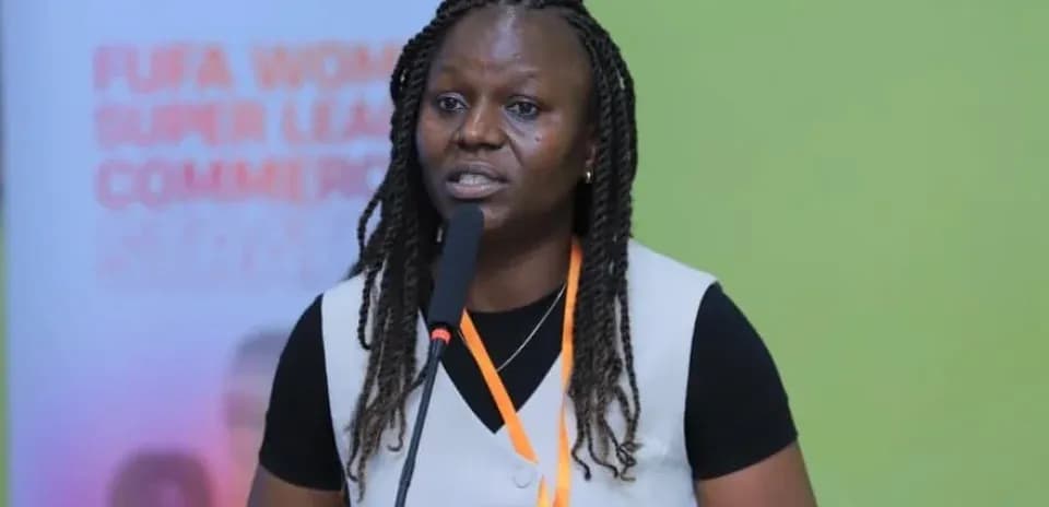 Speaker addressing audience at FUFA event