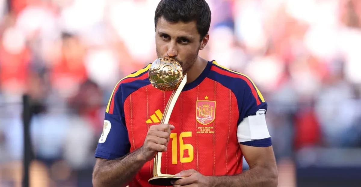 Player holding trophy after winning the tournament