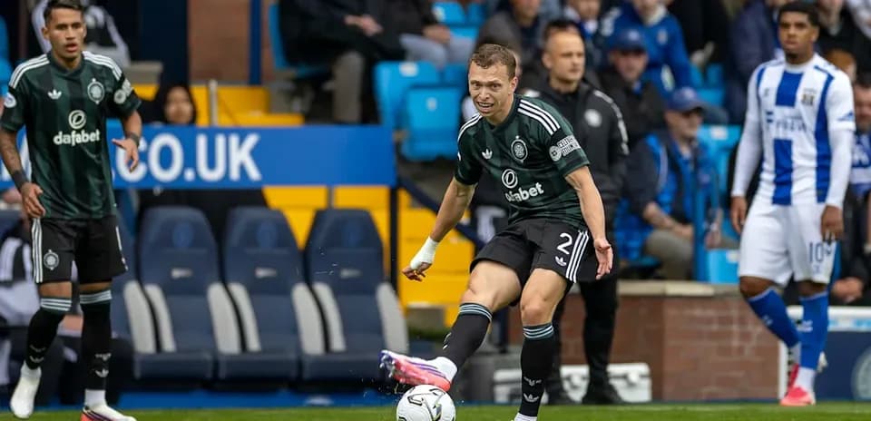 Player kicking the ball during a football match