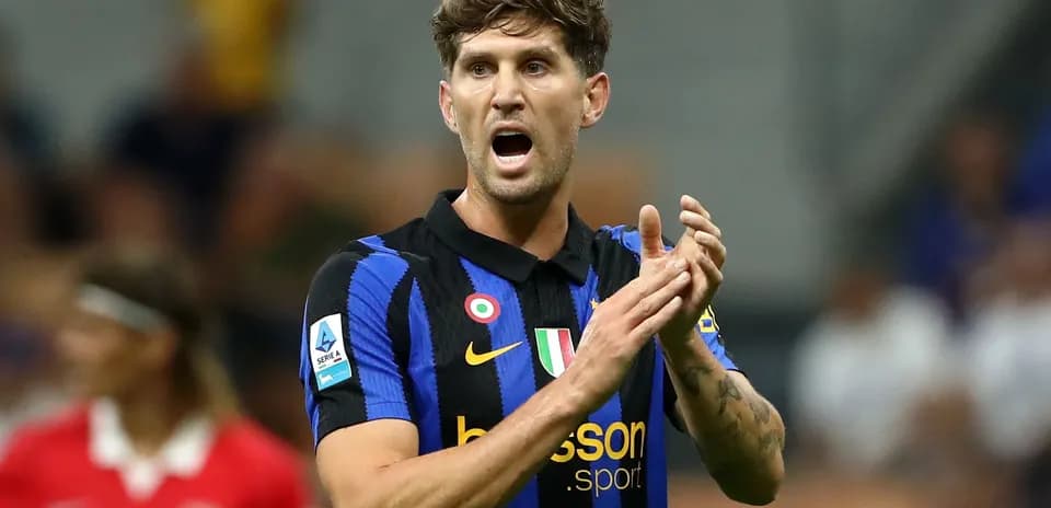 Player gesturing during a football match on field