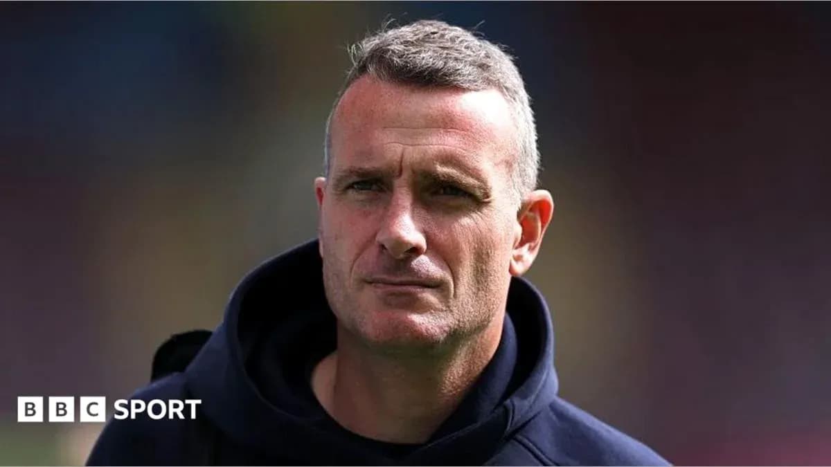 Coach looking focused during training session