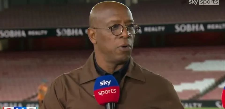 Sports analyst speaking during pre-match broadcast