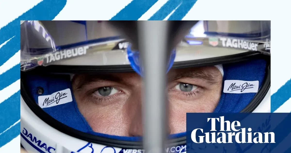 Close-up of a race car driver's focused eyes