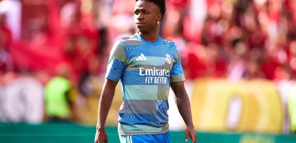 Player in Real Madrid kit during match