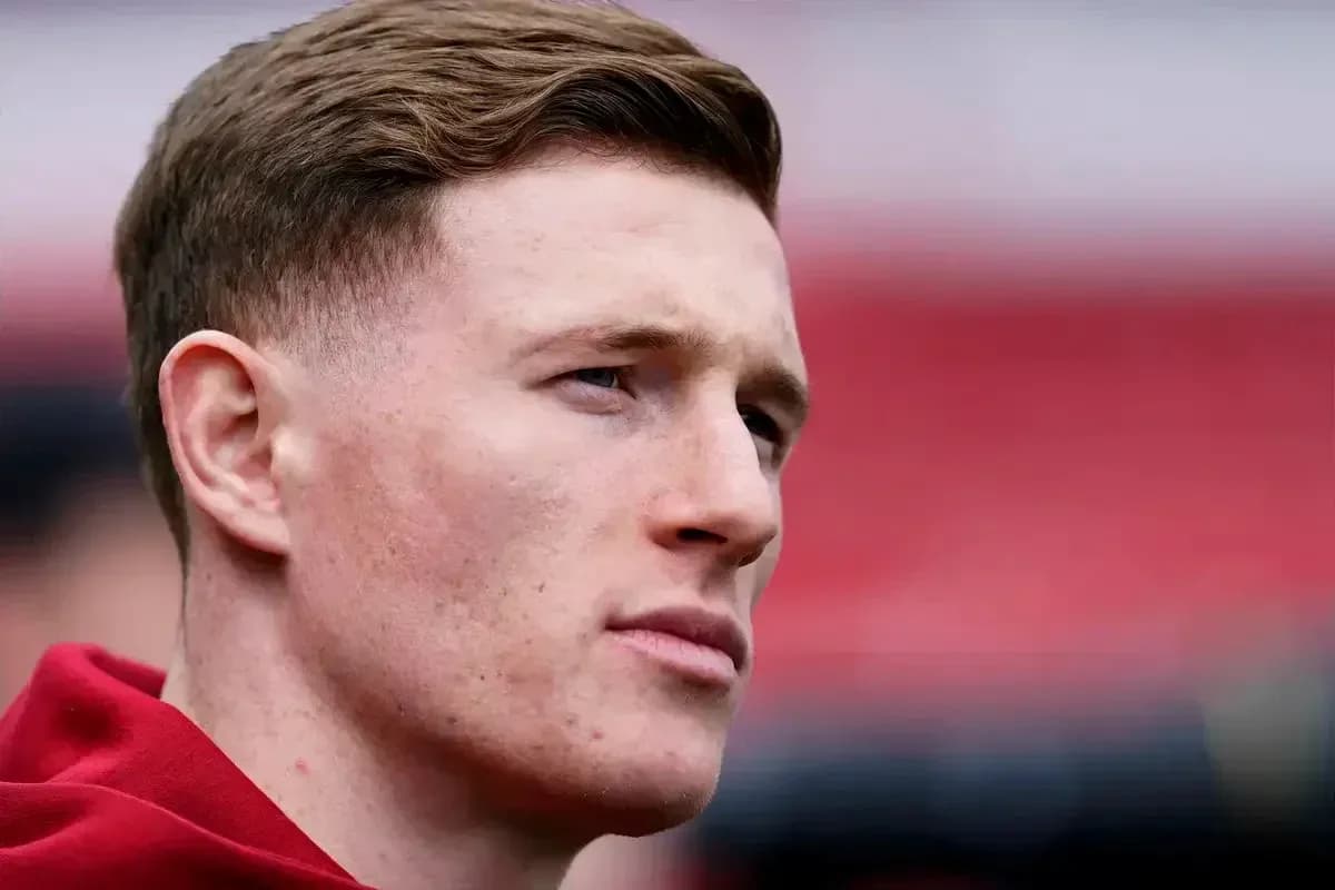 Player looking focused during match warm-up