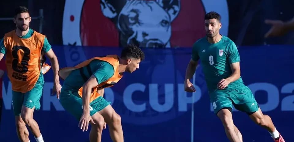 Iran players training for World Cup 2026