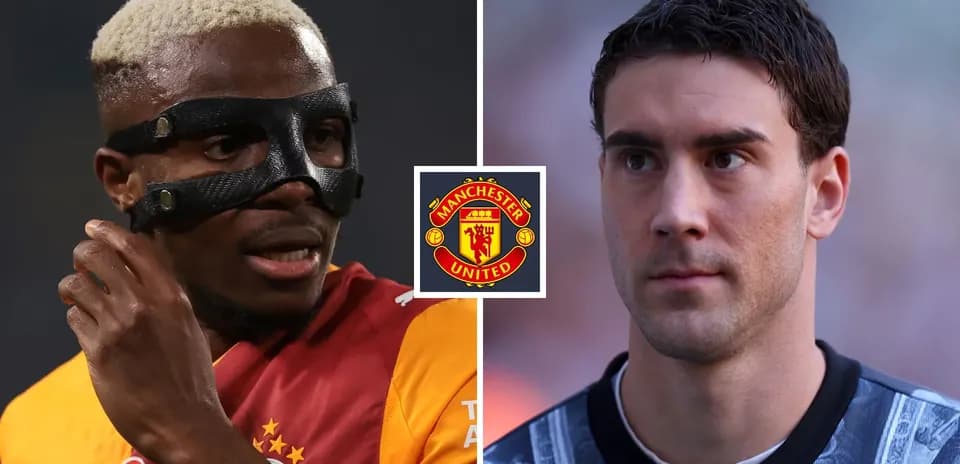 Two football players, one with a mask, facing each other