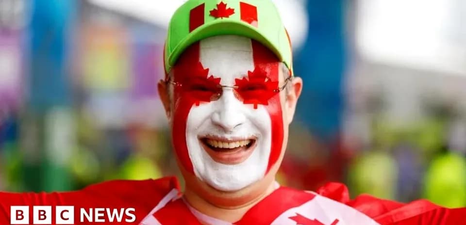 Fan with painted face celebrating at event