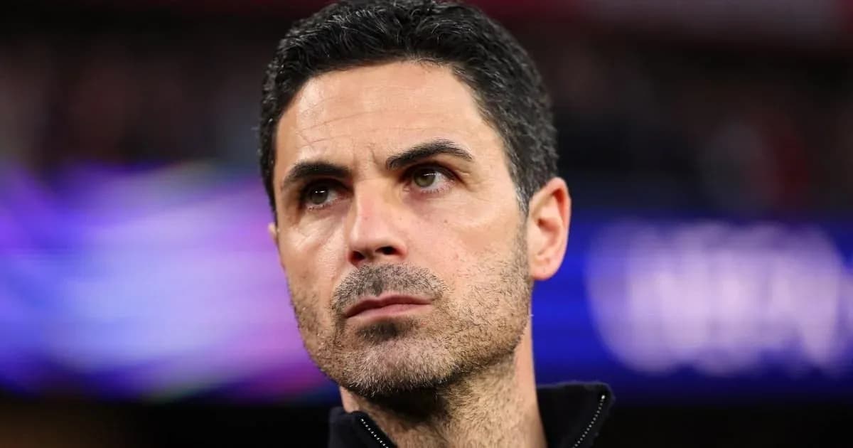 Man looking focused during a sports event