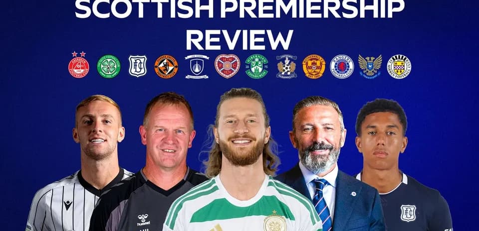 Scottish Premiership review featuring players and managers