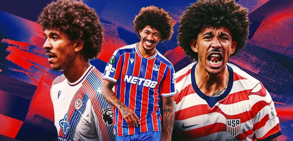 Player in multiple jerseys celebrating and posing