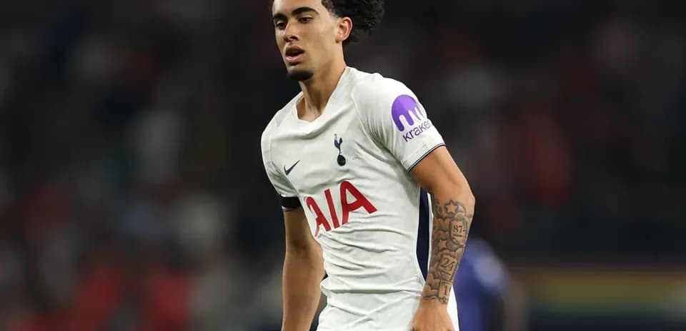 Player in Tottenham kit during a match