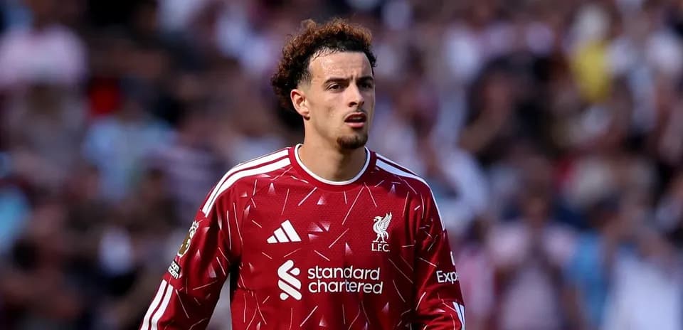 Player in Liverpool jersey during match