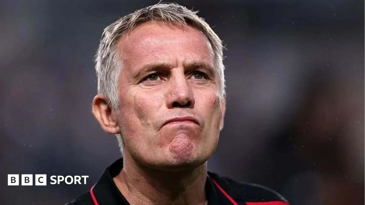 Coach looking serious during a match