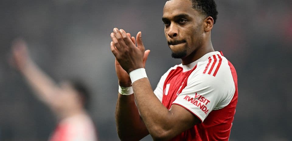 Player applauding fans after match at stadium