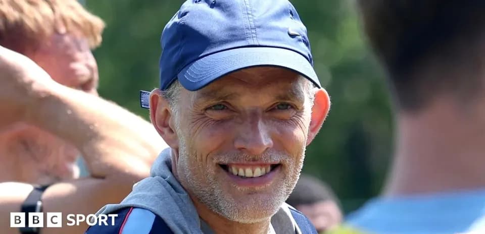 Coach smiling during training session outdoors