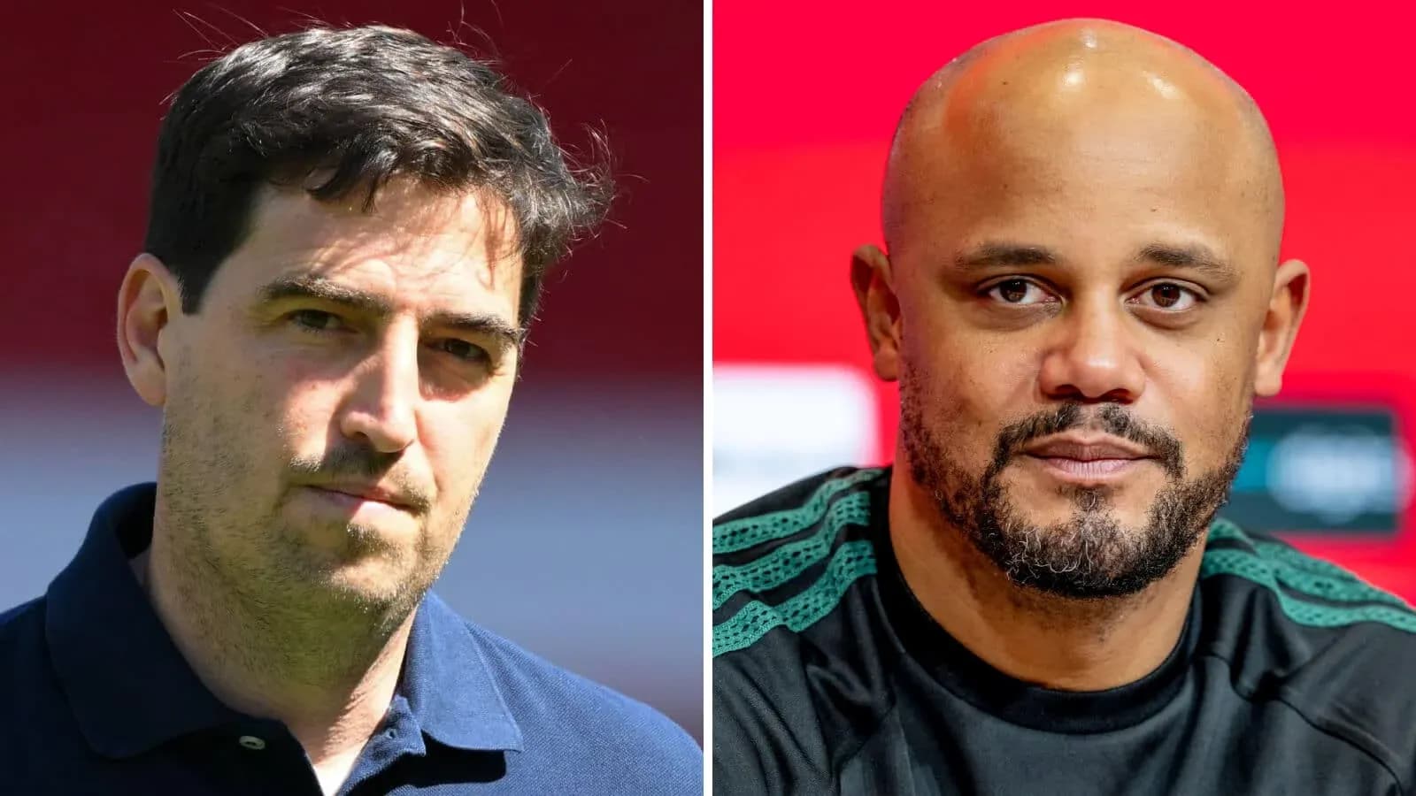 Two football coaches in separate headshots