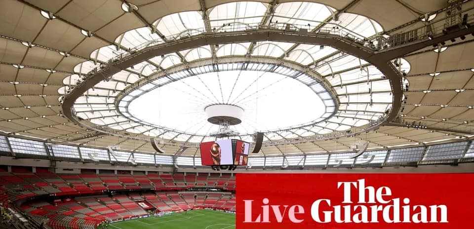 Interior view of stadium with circular roof structure