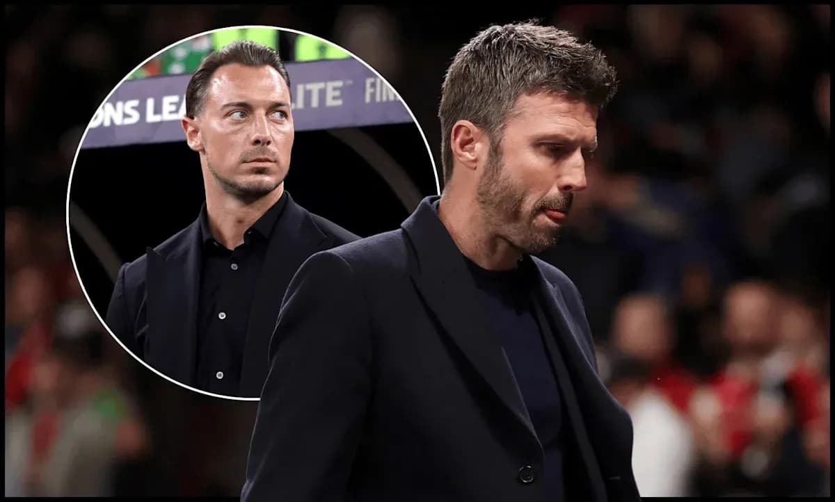 Two coaches on the sidelines during a match