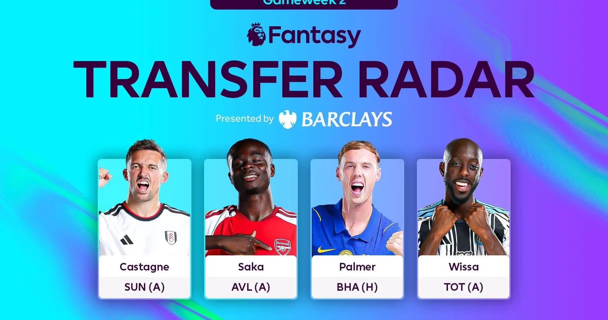 Fantasy Premier League transfer radar for Gameweek 2