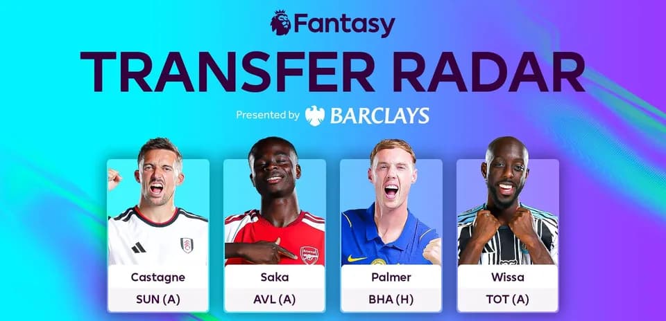 Fantasy Premier League transfer radar for Gameweek 2