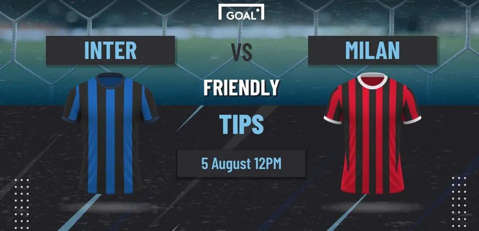 Inter and Milan jerseys for upcoming friendly match