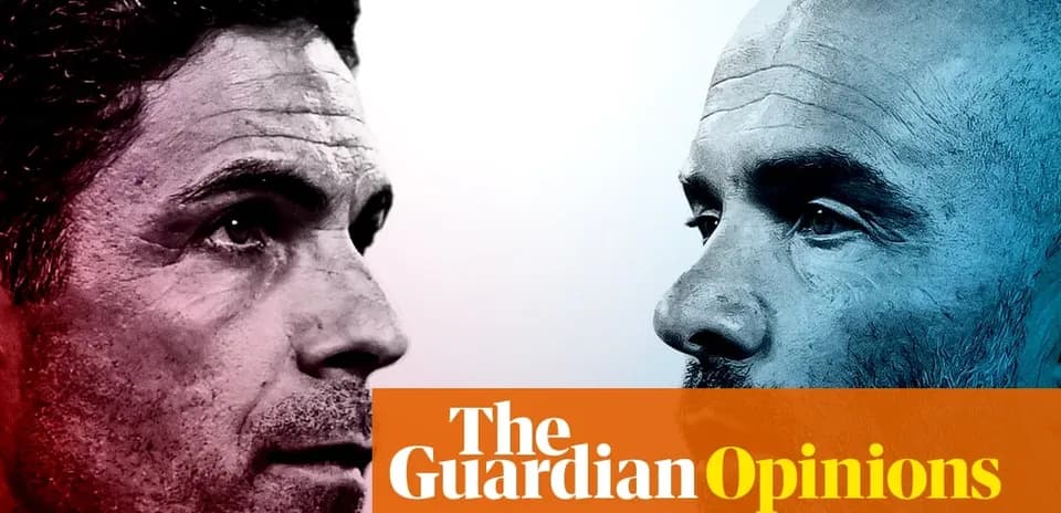 Two football managers facing each other in profile