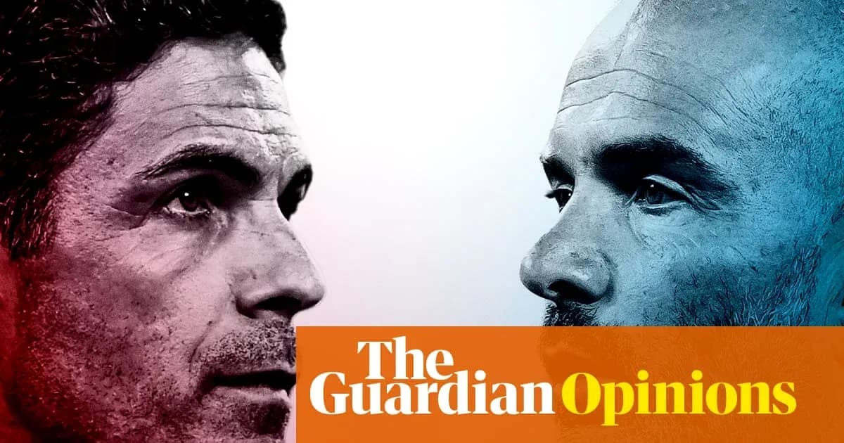 Two football managers facing each other in profile