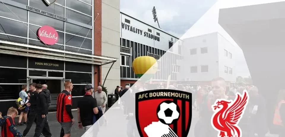 Fans outside Vitality Stadium before match day
