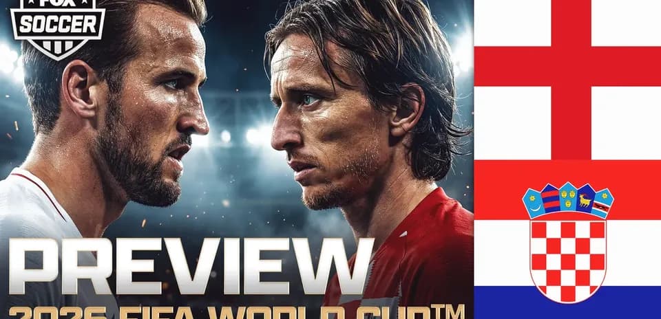England vs Croatia at FIFA World Cup 2026