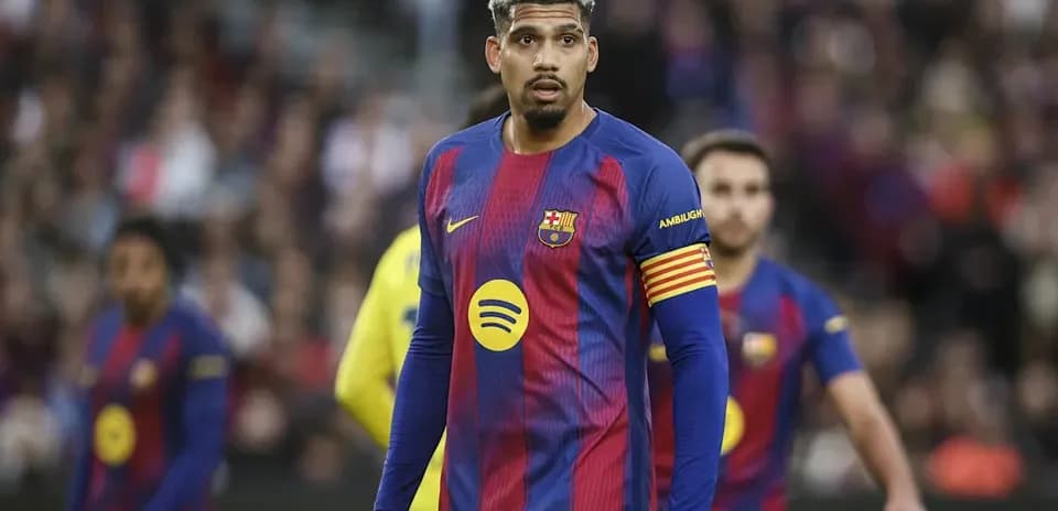 Barcelona player in jersey during match at stadium